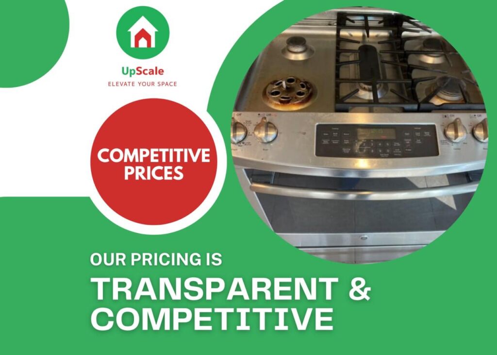 UpScale transparent appliance repair pricing